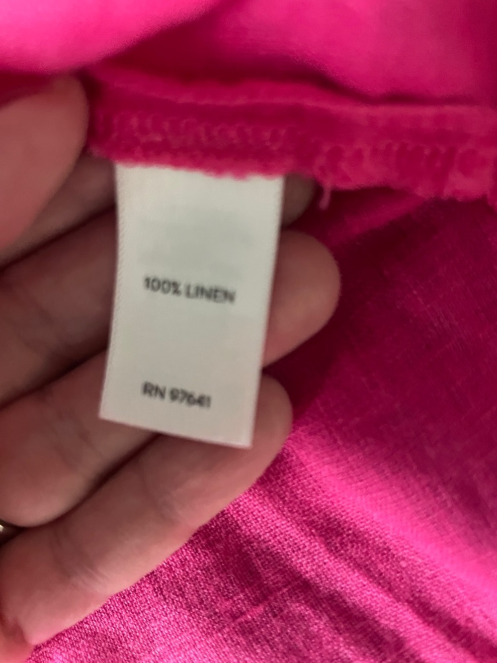 J. Jill Hot Pink Peasant Blouse - Picture 6 of 6